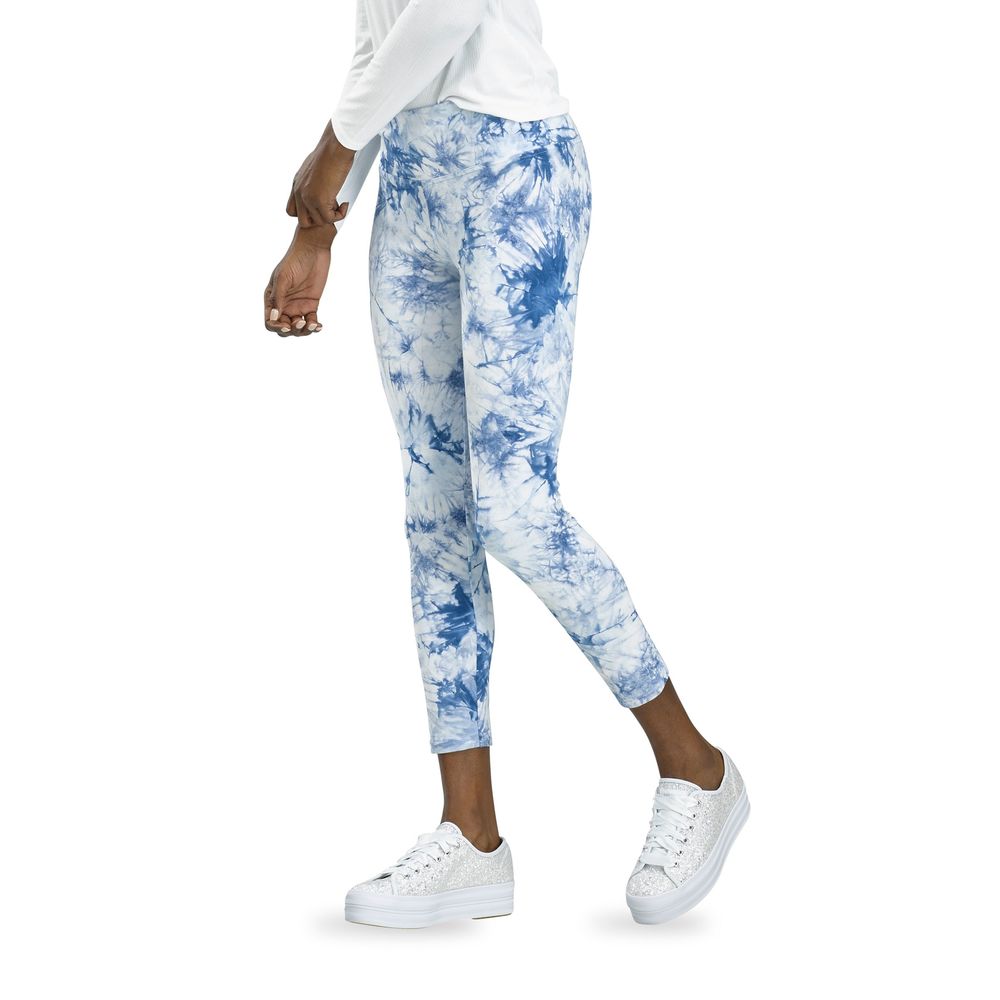 Hue Women's Active Tonal Tie Dye Skimmer Blue